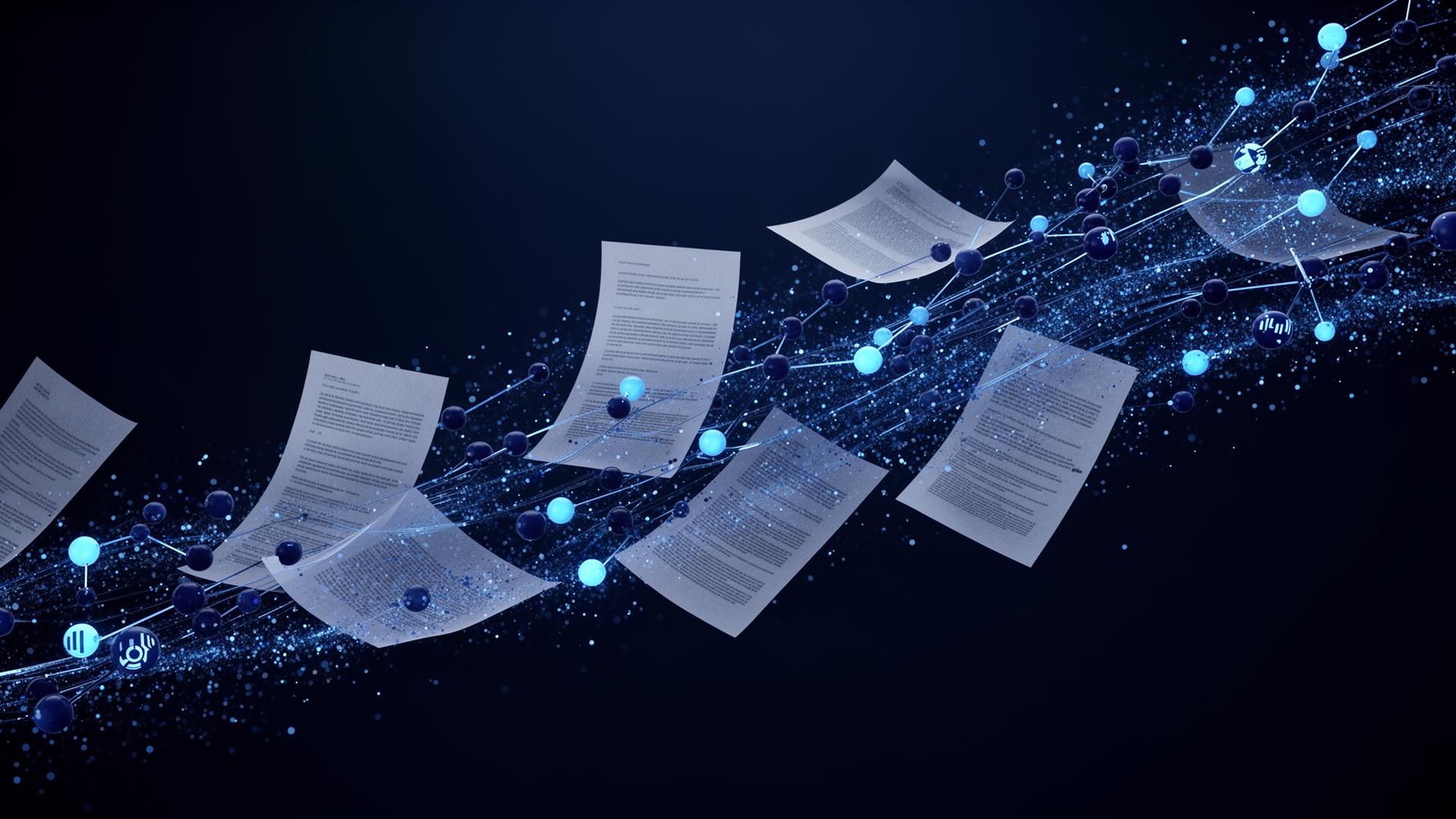 Documents flowing through IV Doc's AI extraction pipeline
